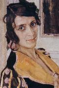 Alexander Yakovlevich GOLOVIN, The Spanish woman at Balcony